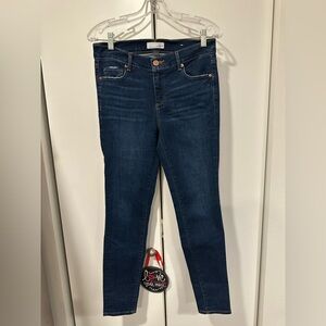 LOFT Dark Blue Modern Skinny Jeans